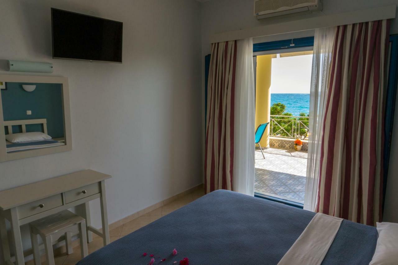 Hotel Loukas Vrachos Paralia Vrachou Exteriör bild
