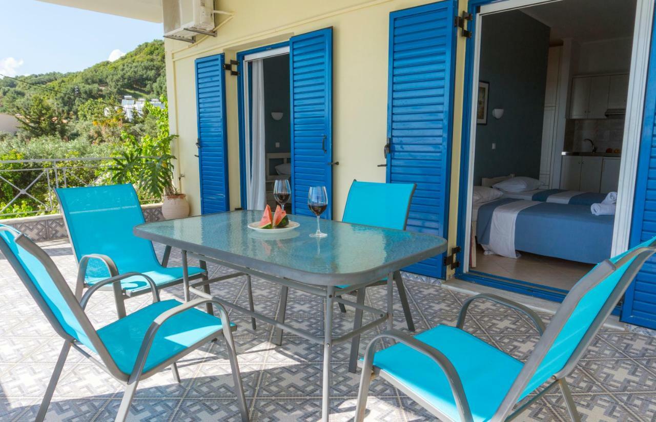 Hotel Loukas Vrachos Paralia Vrachou Exteriör bild